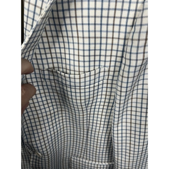 Jos A Bank Blazer Men's Ivory Check Print Sports Coat Business Casual - Picture 8 of 16